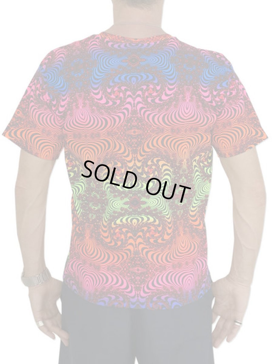 画像4: SPACE TRIBE スペーストライブ メンズ Tシャツ「Rainbow Fractal」 (4)