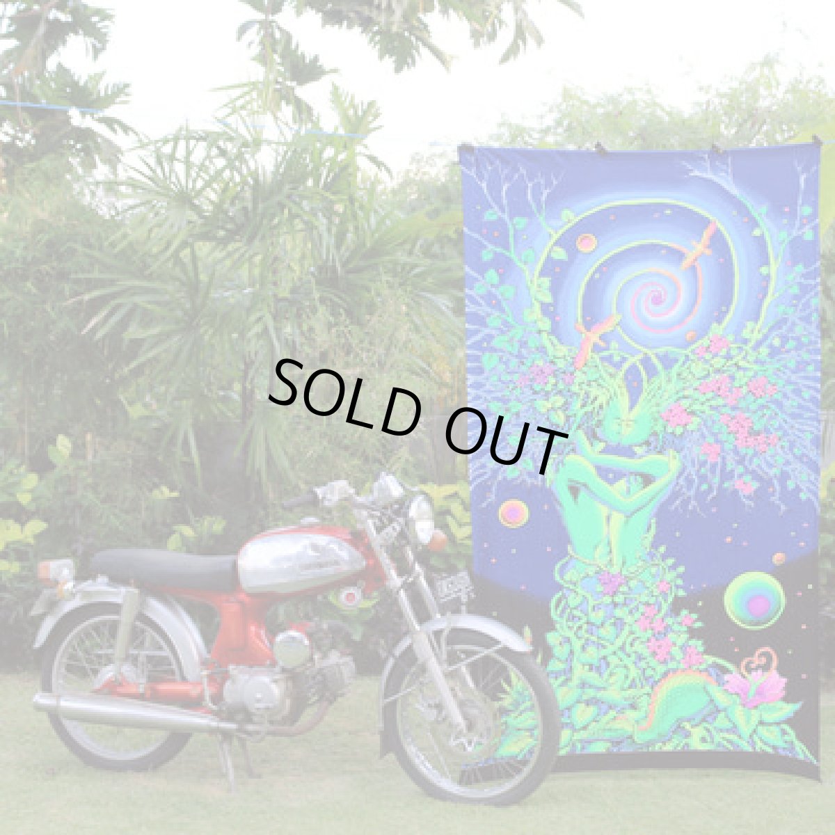 画像3: SPACE TRIBEバティック 1.2m × 2m「Nature's Embrace」 (3)