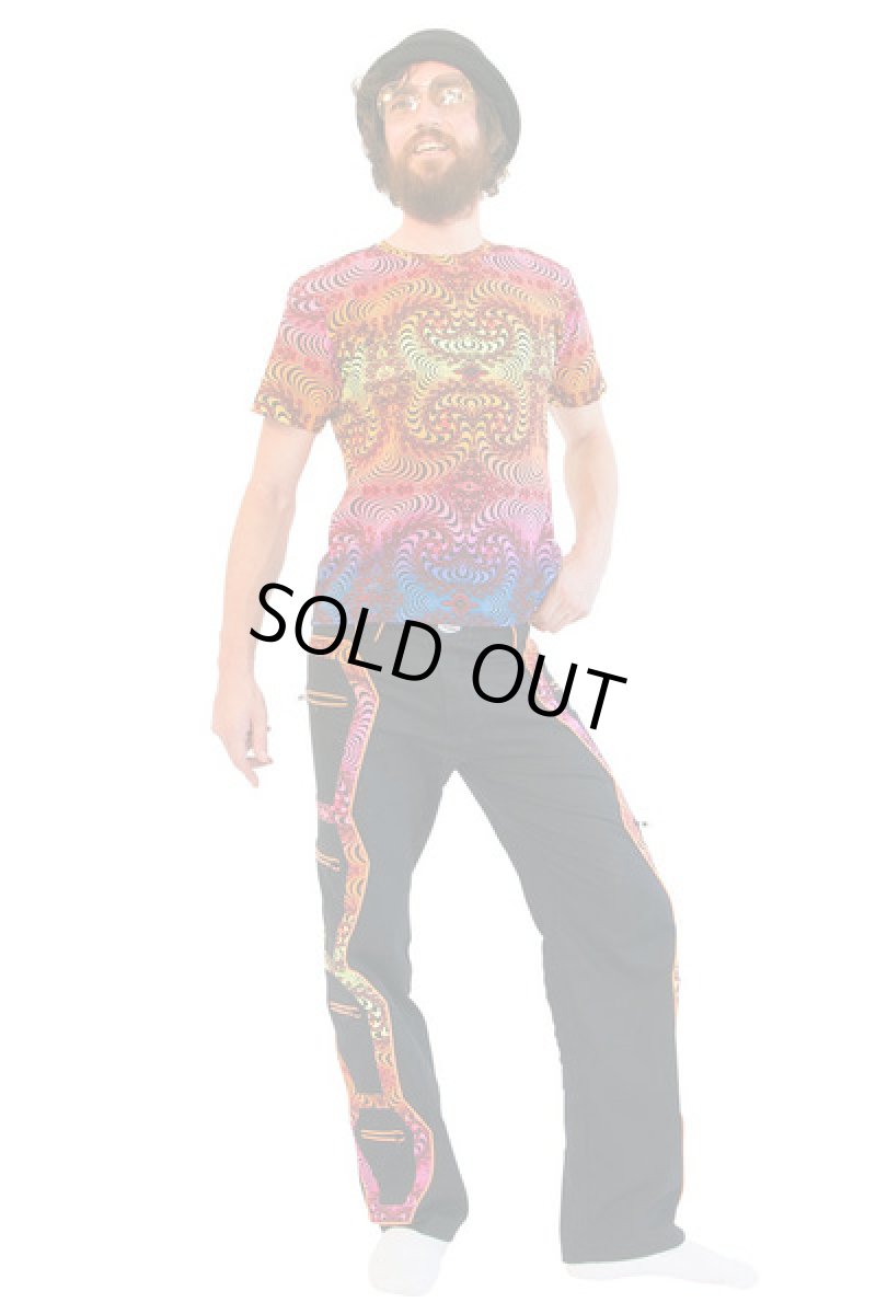 画像10: SPACE TRIBE スペーストライブ メンズ Tシャツ「Rainbow Fractal」 (10)
