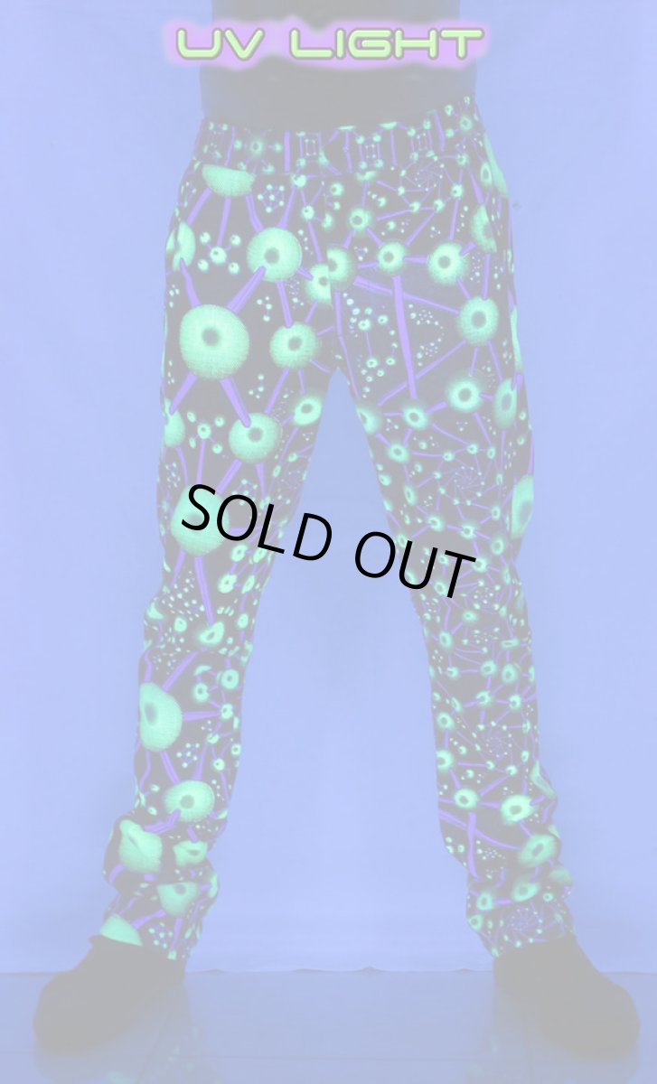 画像6: SPACE TRIBE - ユニセックス チルアウトパンツ「Atomic Alien」 (6)