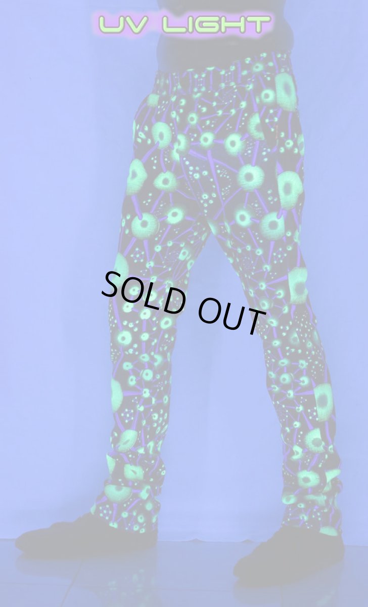 画像5: SPACE TRIBE - ユニセックス チルアウトパンツ「Atomic Alien」 (5)