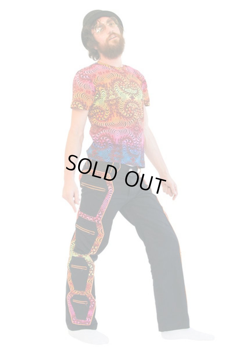 画像12: SPACE TRIBE スペーストライブ メンズ Tシャツ「Rainbow Fractal」 (12)