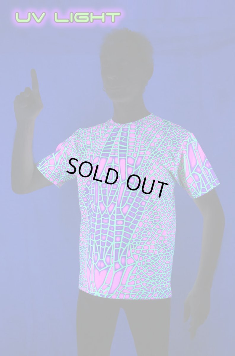 画像3: SPACE TRIBE スペーストライブ メンズ Tシャツ「Acid Dragonfly」 (3)