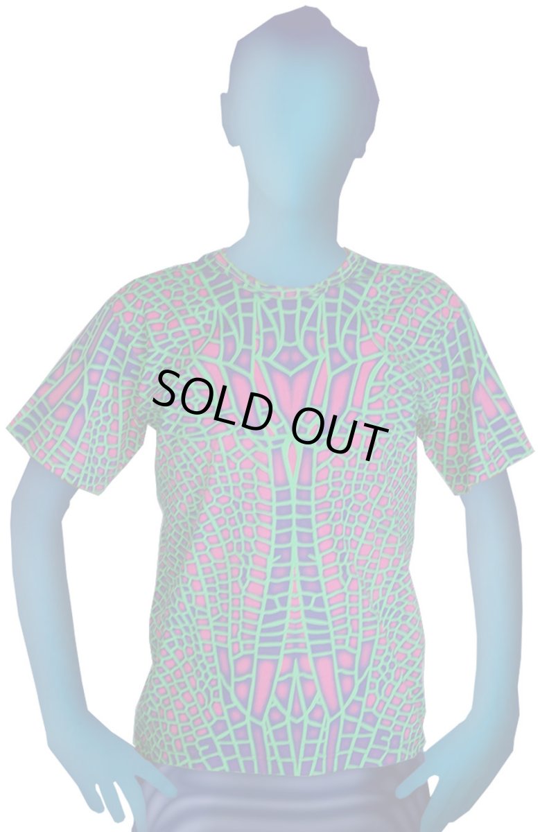 画像1: SPACE TRIBE スペーストライブ メンズ Tシャツ「Acid Dragonfly」 (1)