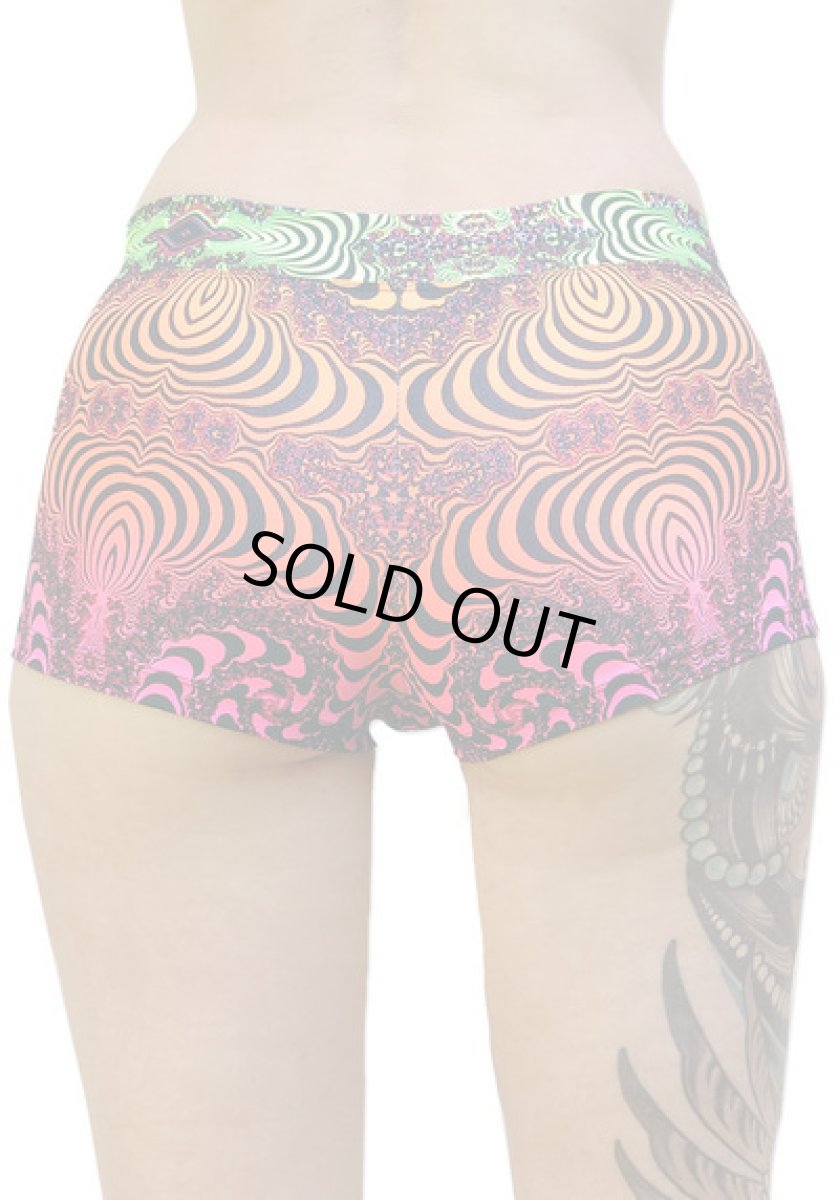 画像2: SPACE TRIBE - Hot Pants スペーストライブ ホットパンツ「Rainbow Fractal」 (2)