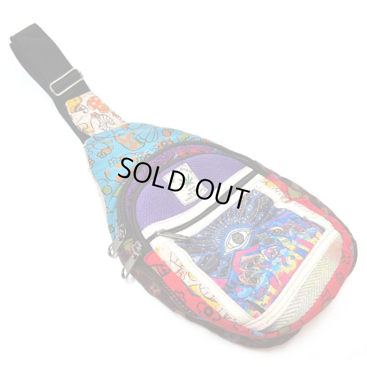 画像1: Thread Heads - Tie Dye Eye In The Sky Bag スレッドヘッズ ボディーバッグ  (1)