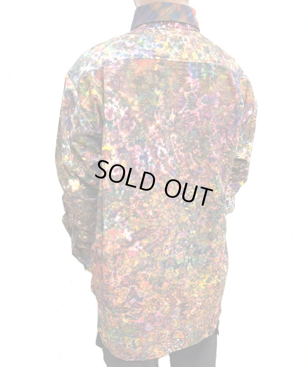 画像3: GRATEFUL TIE-DYE FACTORY メンズ 長袖ボタンシャツ（XLサイズ） (3)