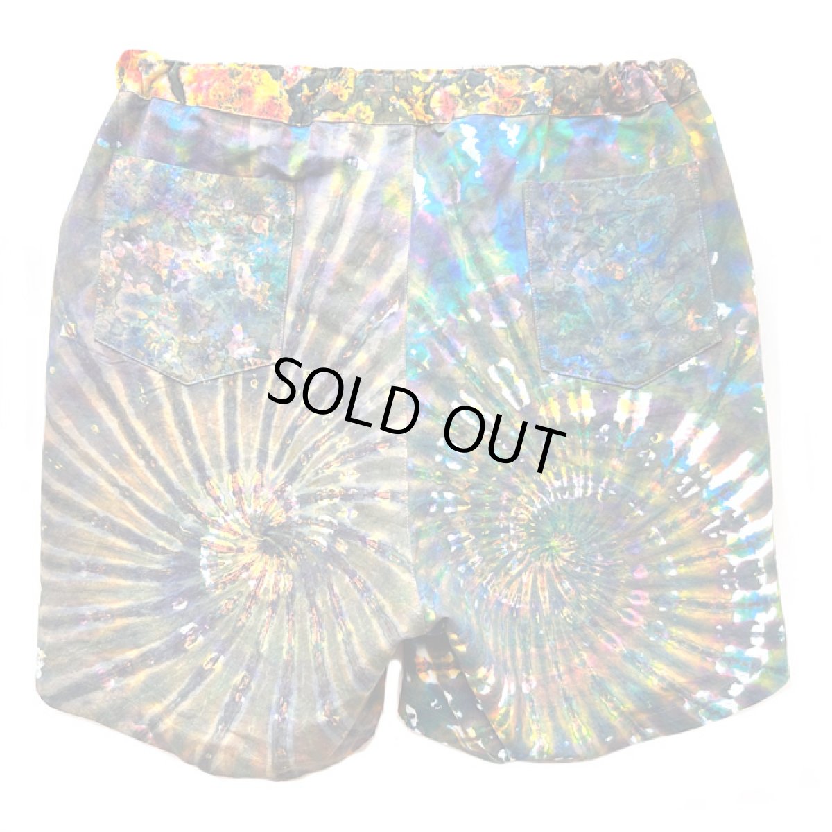 画像2: GRATEFUL TIE-DYE FACTORY ユニセックス・ショートパンツ (2)