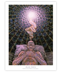 画像1: ALEX GREY アレックスグレイ ポスター「DYING」 (1)