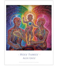 画像1: ALEX GREY アレックスグレイ ポスター「Holy Family」 (1)