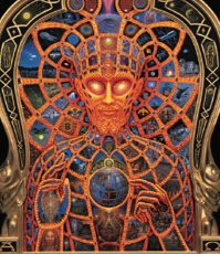 画像2: ALEX GREY アレックスグレイ ポスター「Cosmic Christ」 (2)