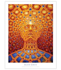 画像1: ALEX GREY アレックスグレイ ポスター「Oversoul」 (1)
