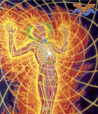 画像2: ALEX GREY アレックスグレイ ポスター「Holy Fire」 (2)