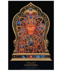 画像1: ALEX GREY アレックスグレイ ポスター「Cosmic Christ」 (1)