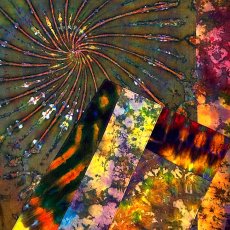 画像2: GRATEFUL TIE-DYE FACTORY パッチワーク トートバッグ (2)