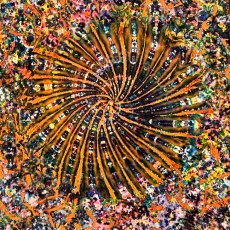 画像3: GRATEFUL TIE-DYE FACTORY メンズ  長袖Tシャツ（Lサイズ） (3)