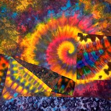 画像4: GRATEFUL TIE-DYE FACTORY パッチワーク トートバッグ (4)