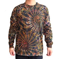 画像4: GRATEFUL TIE-DYE FACTORY メンズ  長袖Tシャツ（Lサイズ） (4)