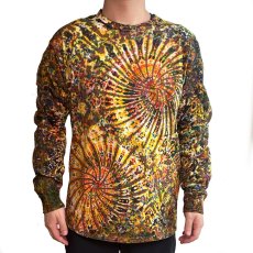 画像4: GRATEFUL TIE-DYE FACTORY メンズ  長袖Tシャツ（Lサイズ） (4)