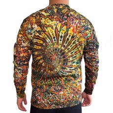 画像6: GRATEFUL TIE-DYE FACTORY メンズ  長袖Tシャツ（Mサイズ） (6)