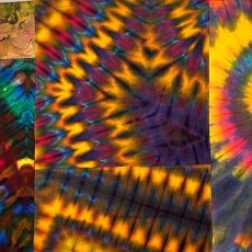 画像4: GRATEFUL TIE-DYE FACTORY パッチワーク トートバッグ (4)