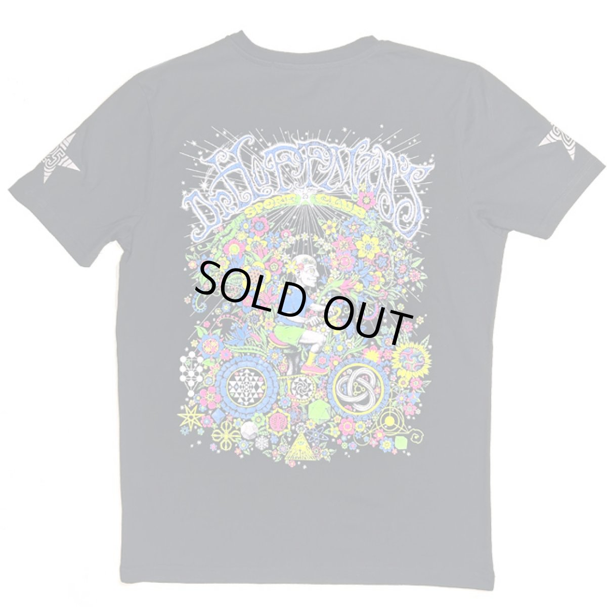 画像1: CHILL OUT PLANET - チルアウトプラネット Tシャツ Dr.Hoffman / ブラック (1)