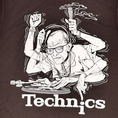 画像2: CHILL OUT PLANET - チルアウトプラネット ノースリーブ Technics / ブラウン (2)
