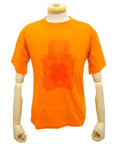 画像2: SHIVA GROUPメンズTシャツ「Protective thought way/オレンジ」