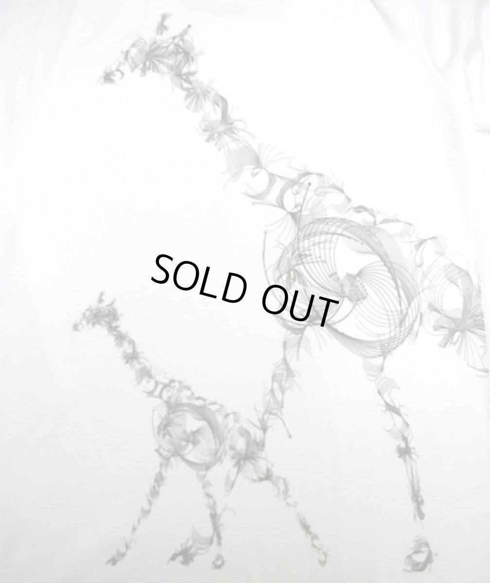 画像2: PLAZMAメンズTシャツ「GIRAFFE / ホワイト」 (2)