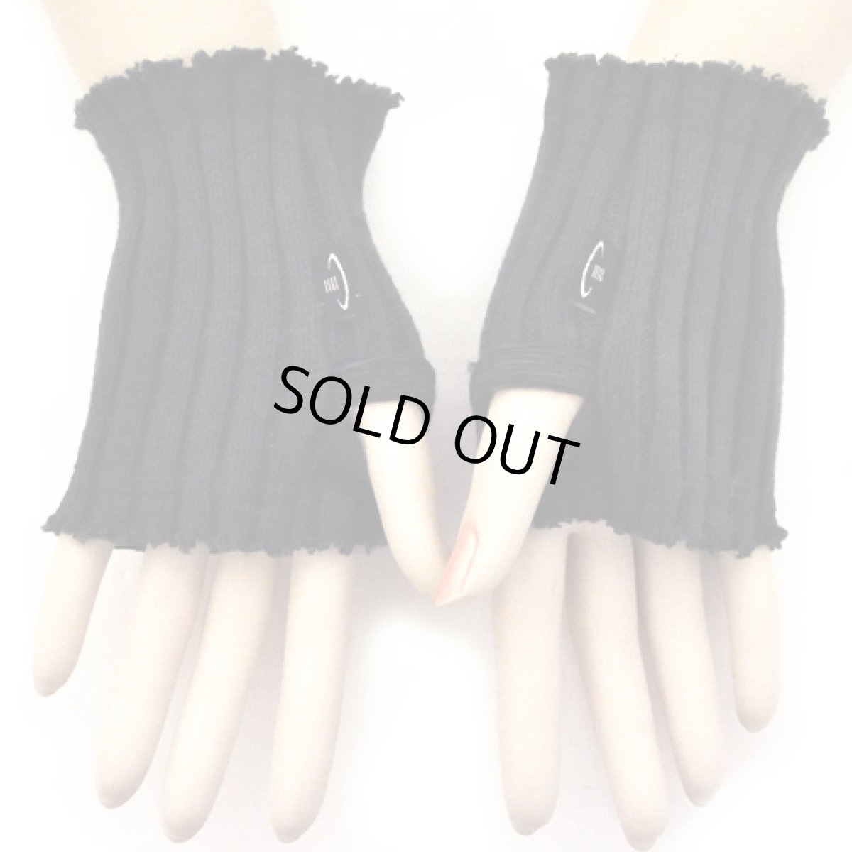 画像2: PSYLO リストバンド「Ribbed Wristband / ブラック」 (2)