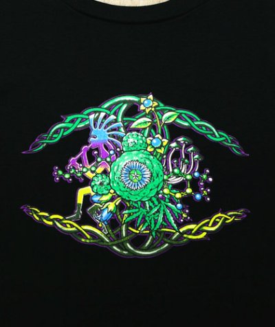 画像3: SPACE TRIBEメンズ・Tシャツ「Alien Organix」