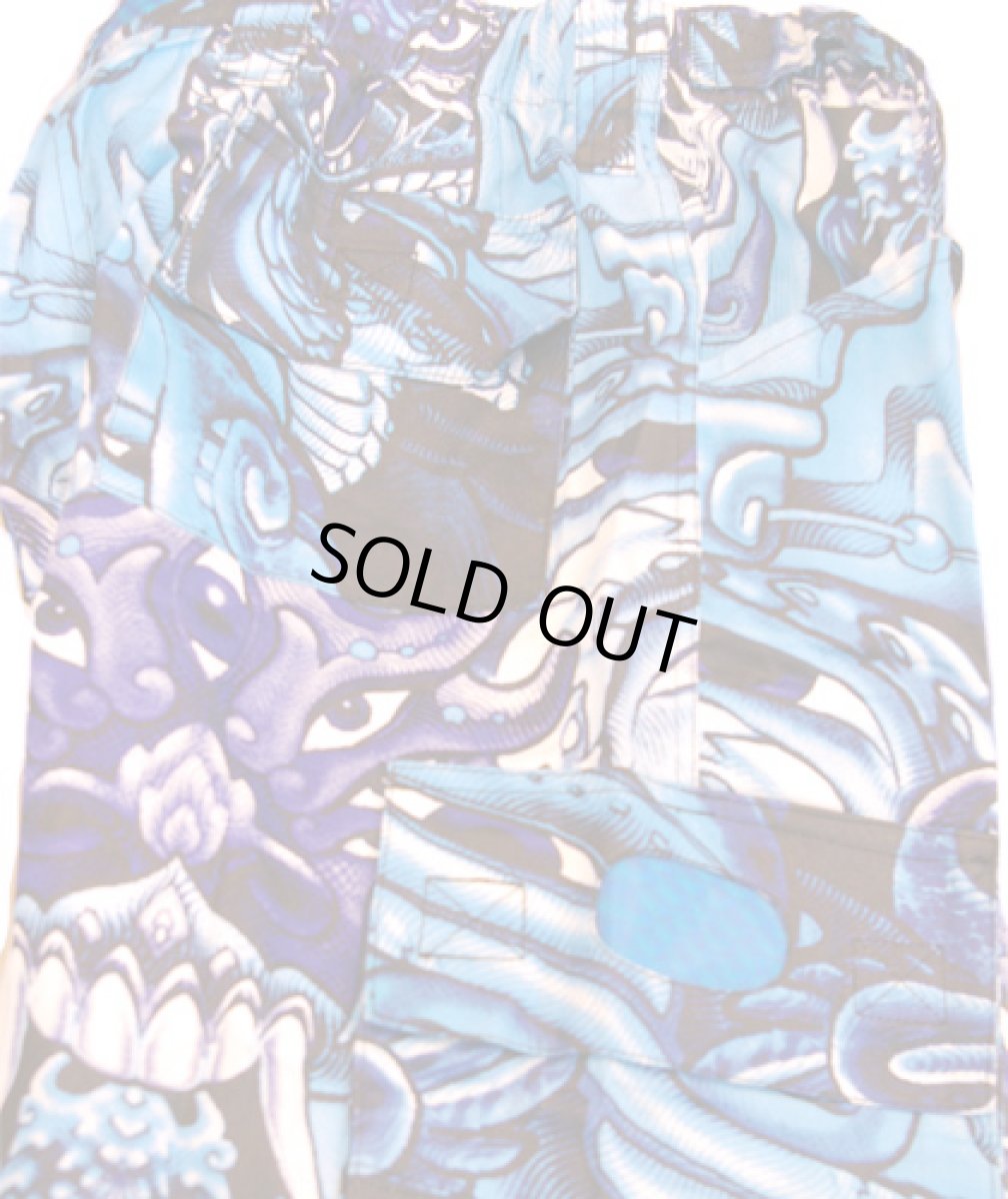 画像5: SPACE TRIBEユニセックス・ハーフパンツ「CYBER / Midnite Centauri」 (5)