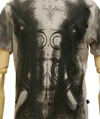 画像1: PLAZMAメンズTシャツ「Elephant /サンド」