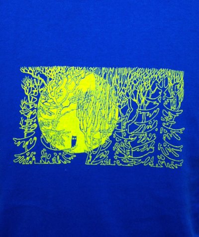 画像3: SHIVA GROUPレディースTシャツ「Carpathians on mushroom/ブルー」