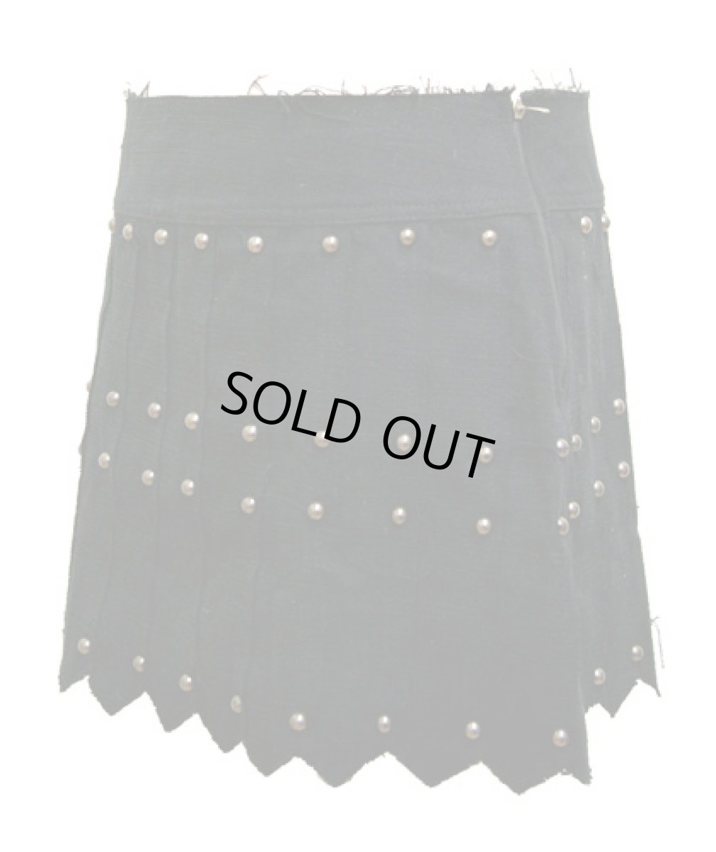 画像4: PSYLO スカート「Gladiator Skirt / ブラック」 (4)