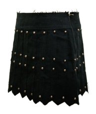画像4: PSYLO スカート「Gladiator Skirt / ブラック」 (4)