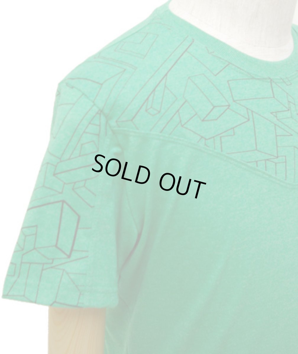画像3: PLAZMAメンズTシャツ「INNER TETRIS / グリーン」 (3)