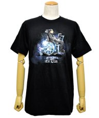 画像1: IMAGINARY FOUNDATIONメンズ半袖Tシャツ「Cosmic High Roller / ブラック」 (1)