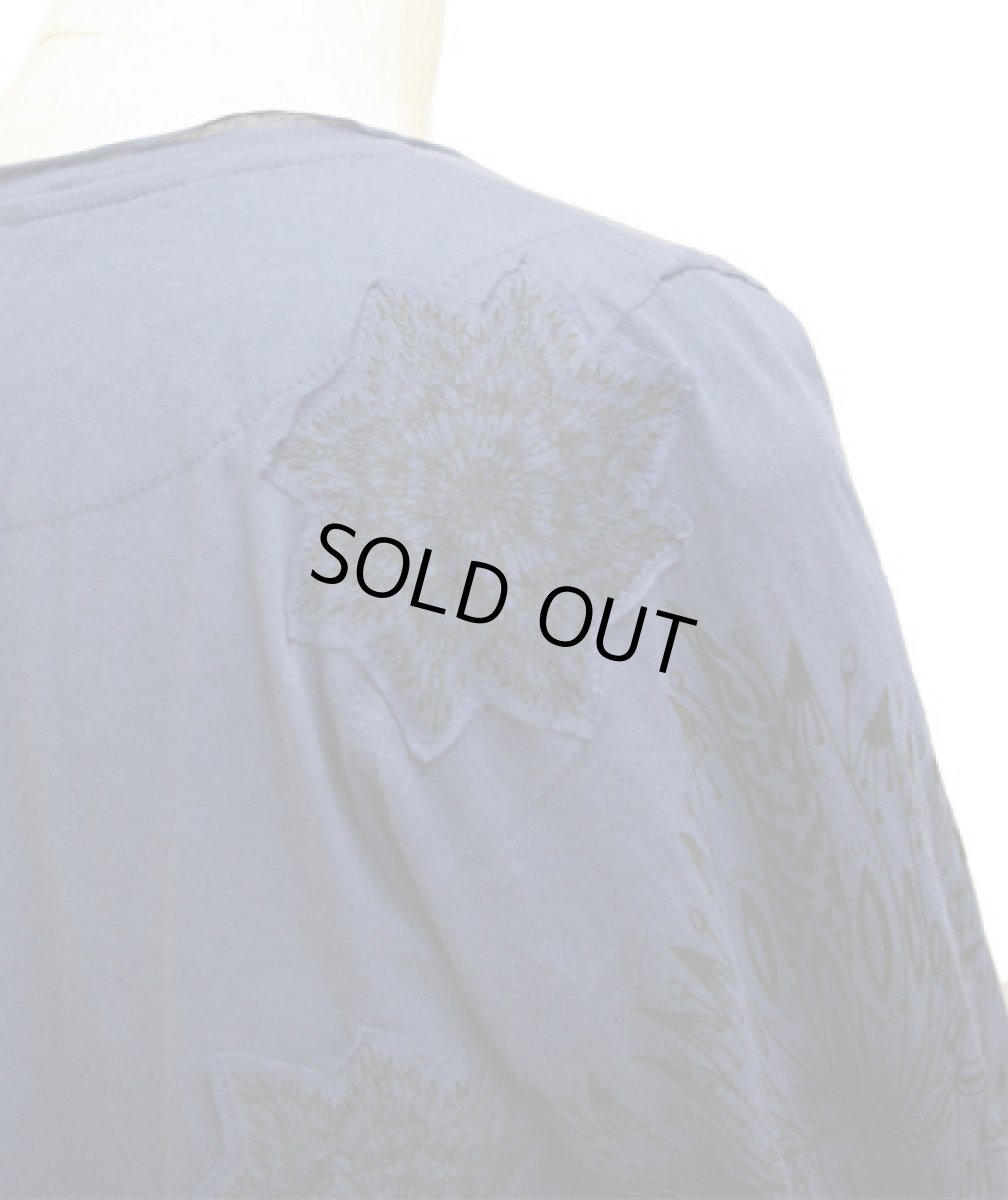 画像2: PSYLO メンズ・カットソー「Light Long Tee / ネイビー」 (2)