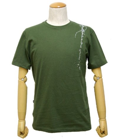 画像2: PLAZMAメンズTシャツ「Information Prosses/オリーブ」