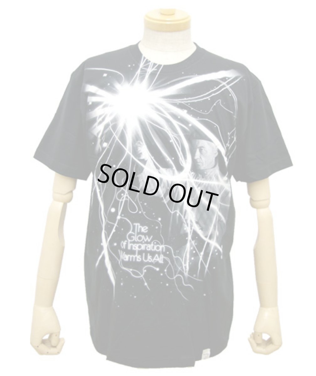 画像1: IMAGINARY FOUNDATIONメンズ半袖Tシャツ「Glow/ブラック」 (1)