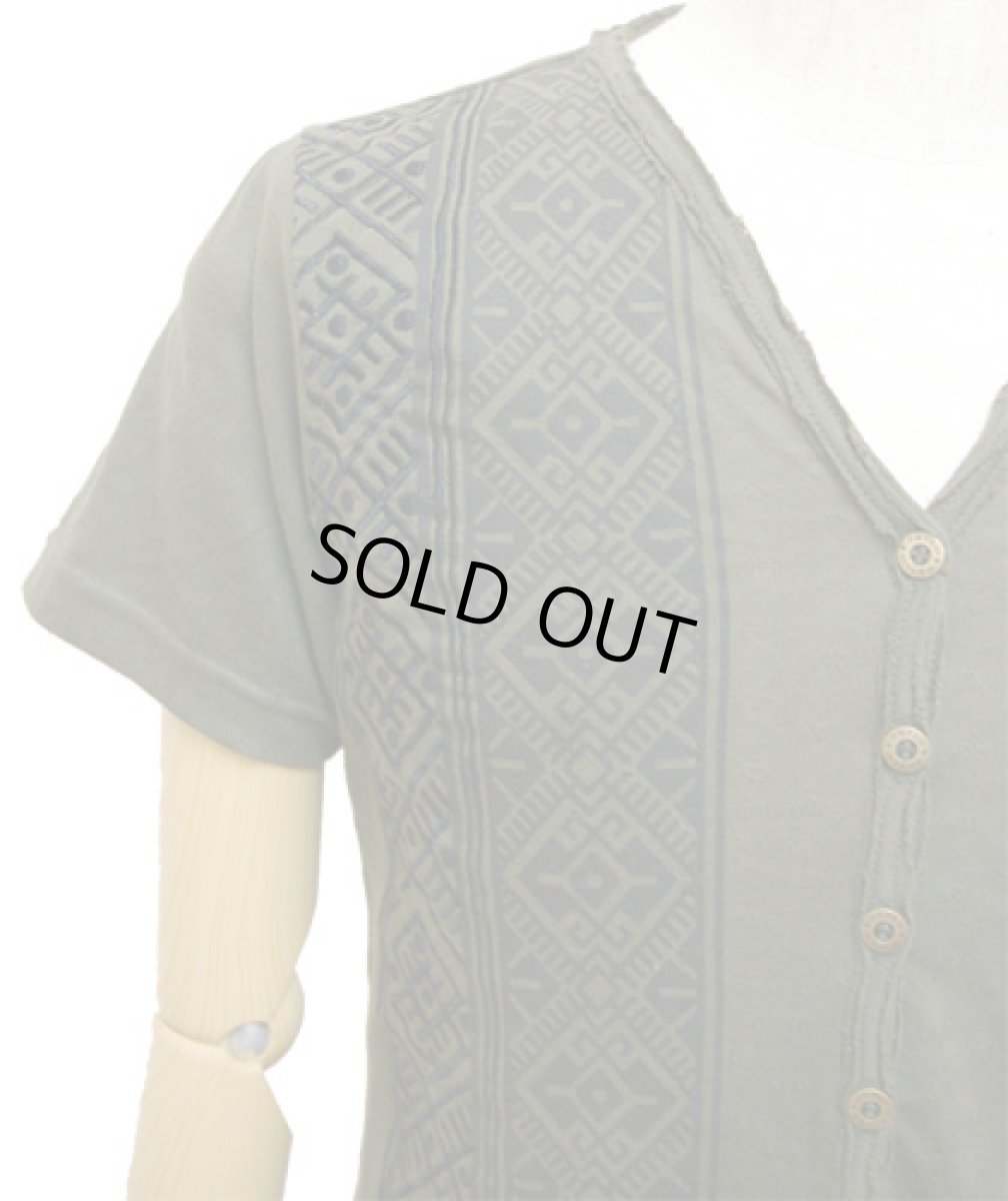 画像2: PSYLO メンズ・半袖カットソー「Pat Tee / アーミー」 (2)