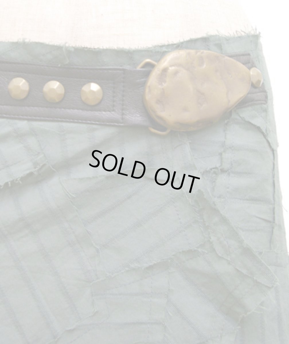 画像2: PSYLO スカート「Pecoa Mini Skirt / グレー」 (2)