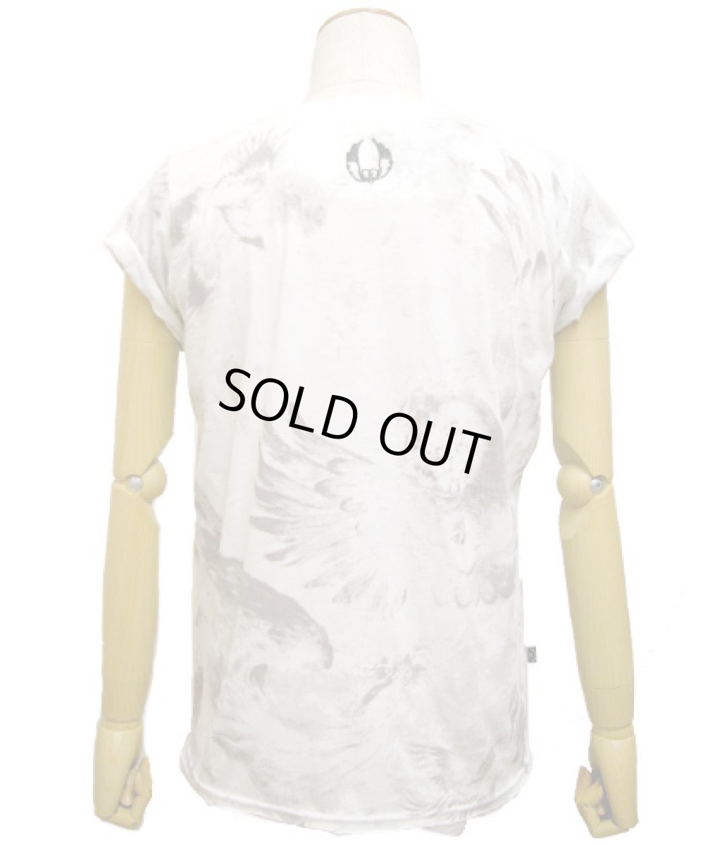 画像3: PSYLO メンズ・半袖カットソー「Fadida Tee / ホワイト」 (3)