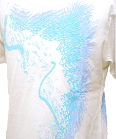 画像1: FERNユニセックス・半袖Tシャツ「INNER WATER/ホワイト」