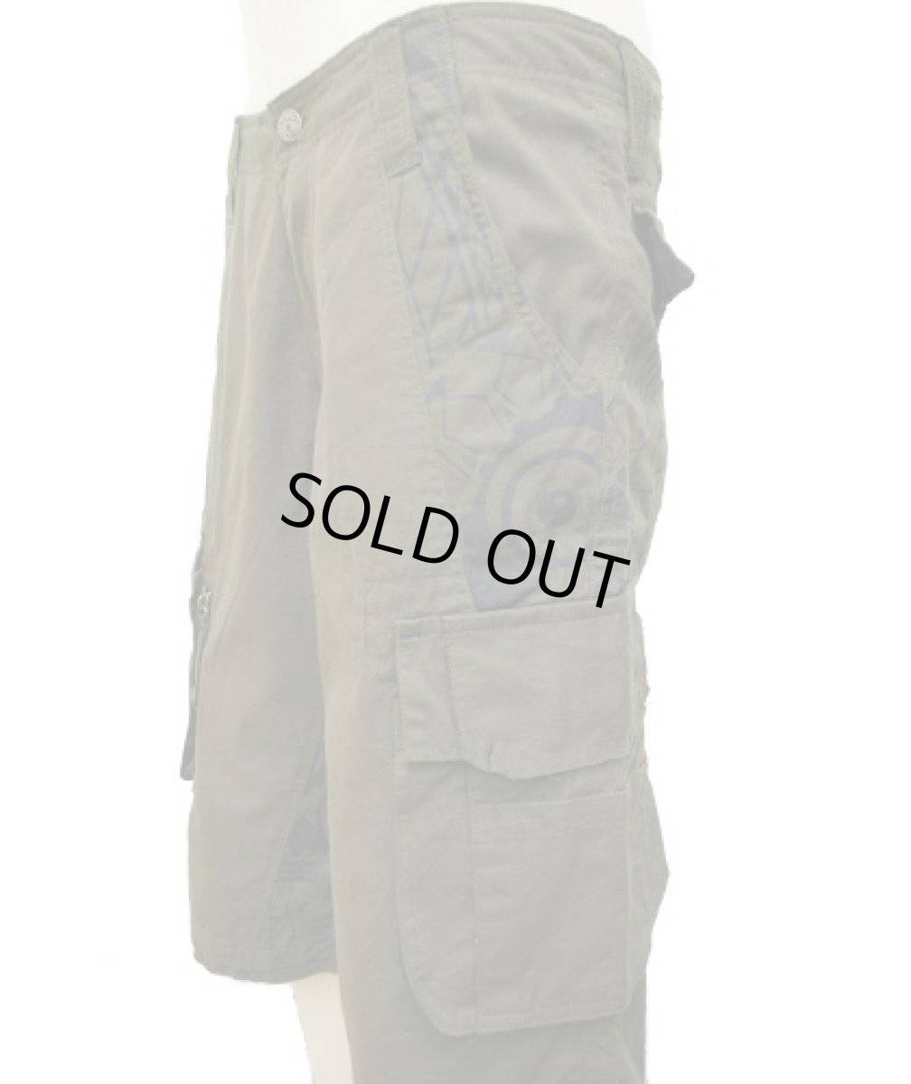 画像2: PSYLO メンズ・パンツ「Tattoo Shorts / アーミー」 (2)