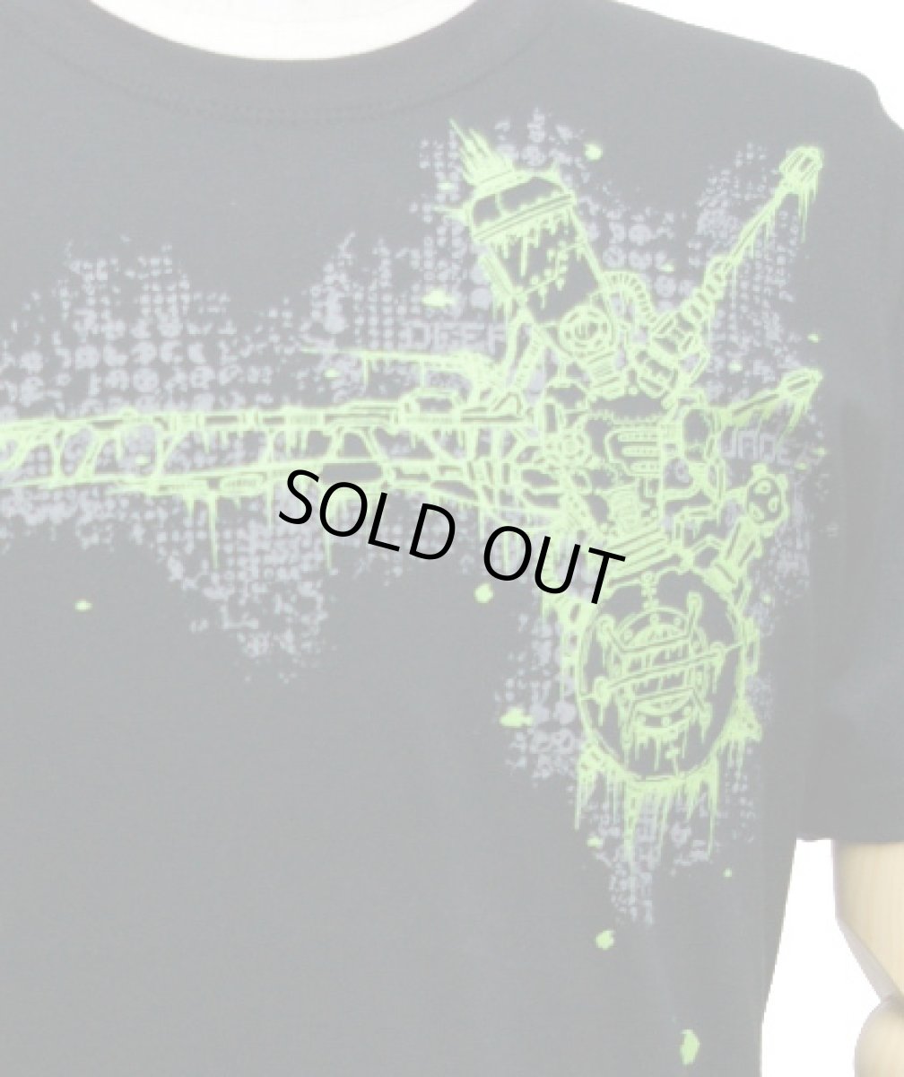 画像2: PLAZMAメンズTシャツ「SEA HORSE / ブラック」 (2)