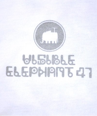 画像3: VISIBLE ELEPHANT 47ユニセックス・Tシャツ「#138 龍と蓮 / ホワイト」