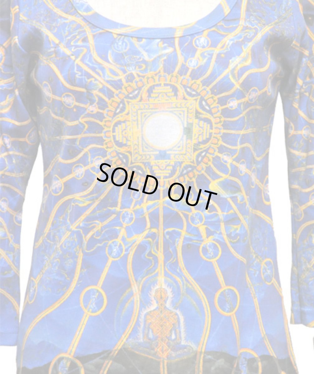 画像2: ALEX GREY レディース・七分袖カットソー「Nature Of Mind」 (2)