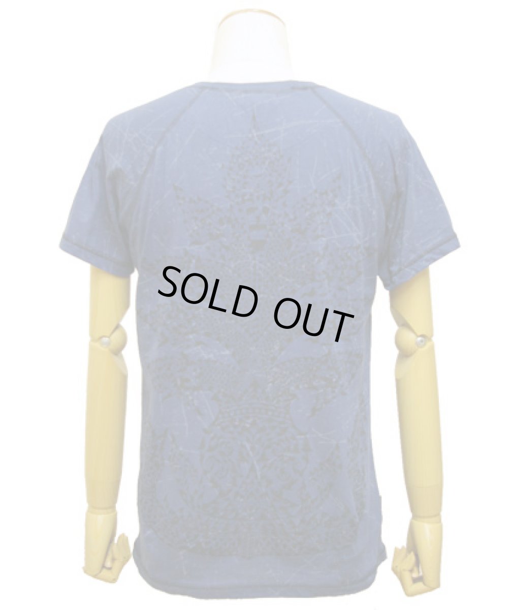 画像3: PSYLO メンズ・半袖カットソー「Dragon Tee / ネイビー」 (3)